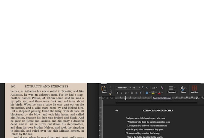 do copy typing, grammar check and transcription work